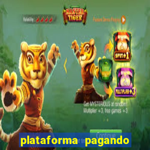 plataforma pagando bonus no cadastro